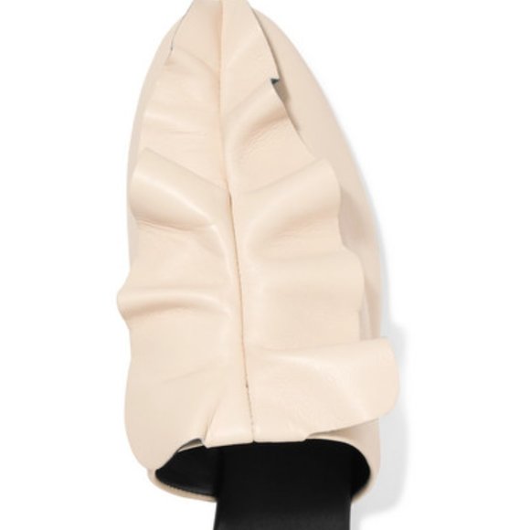 [Mercedes Castillo] Ginevra ruffled two-tone slide - Picture 5 of 7